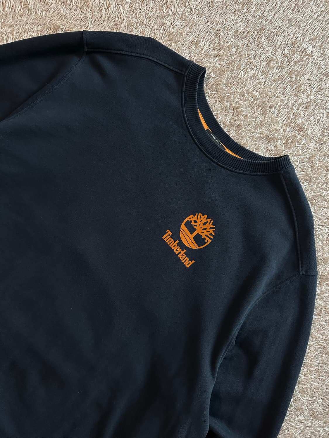 팀버랜드 TIMBERLAND 빅로고 맨투맨 네이비 XL 상품이미지3