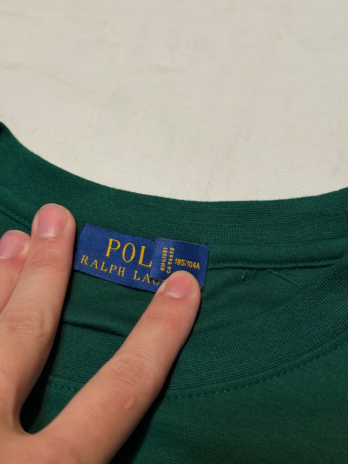 폴로 랄프로렌 맨투맨 스웻셔츠 말차 그린 상품이미지3