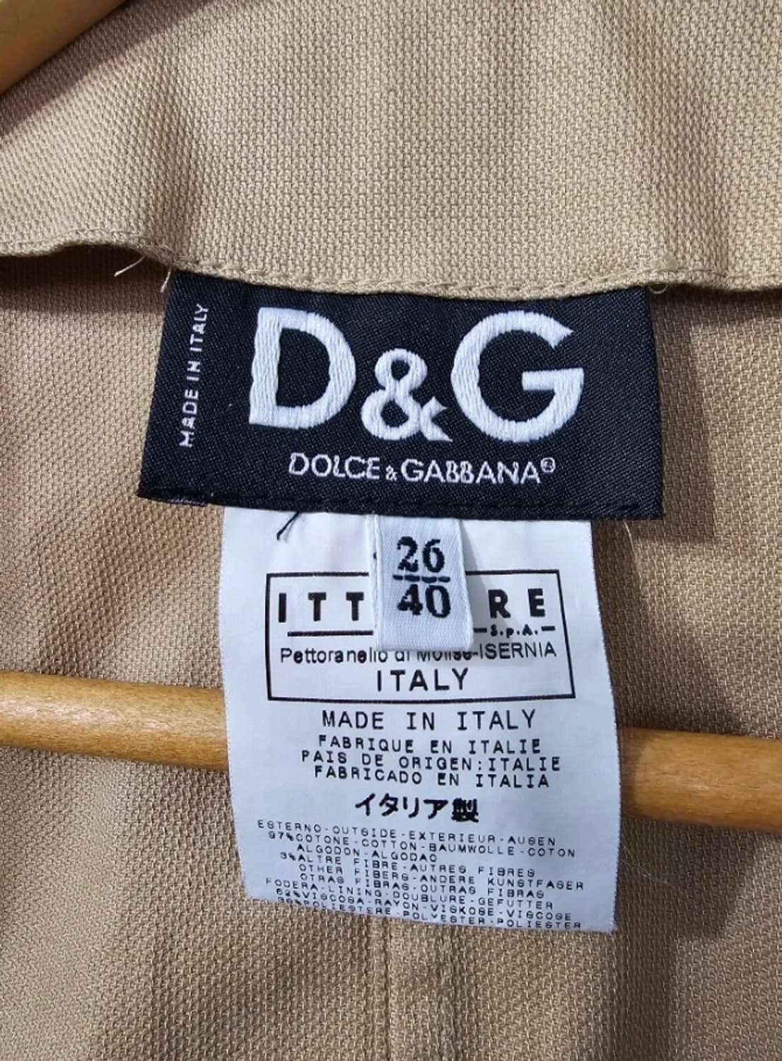 돌체앤가바나 D&G 여성 하프 트렌치 코트 IT40 상품이미지8