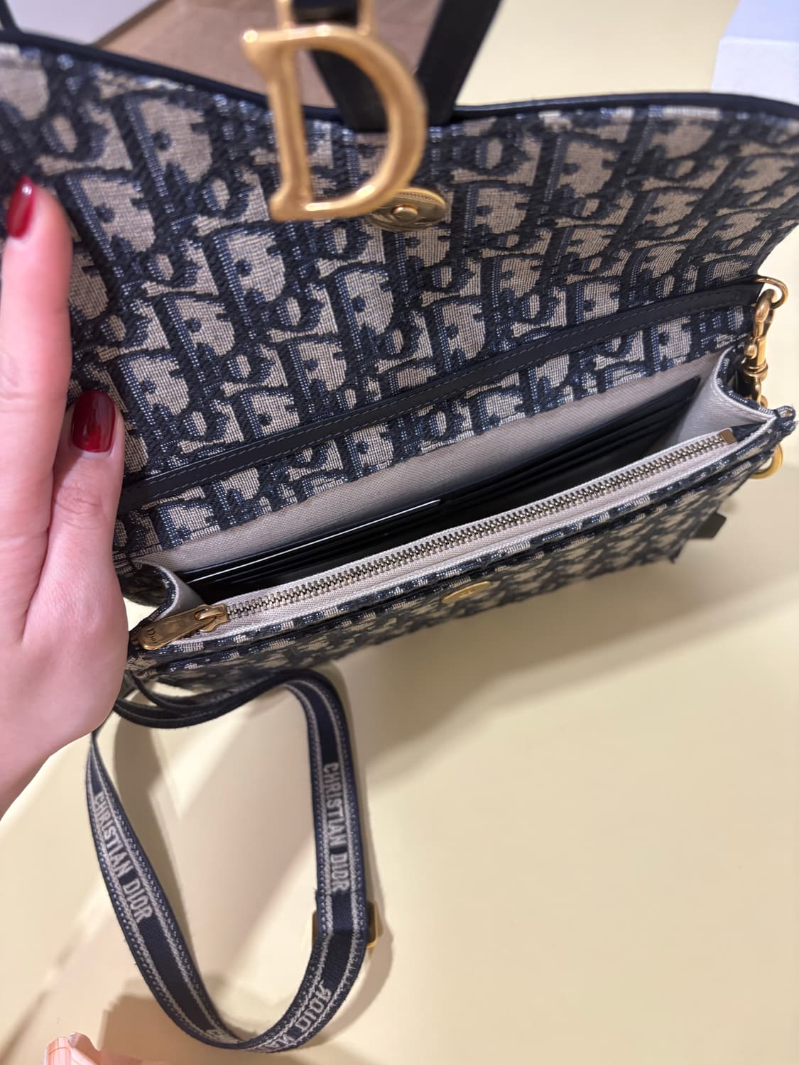 디올 새들 woc체인백 + 크로스끈 상품이미지9