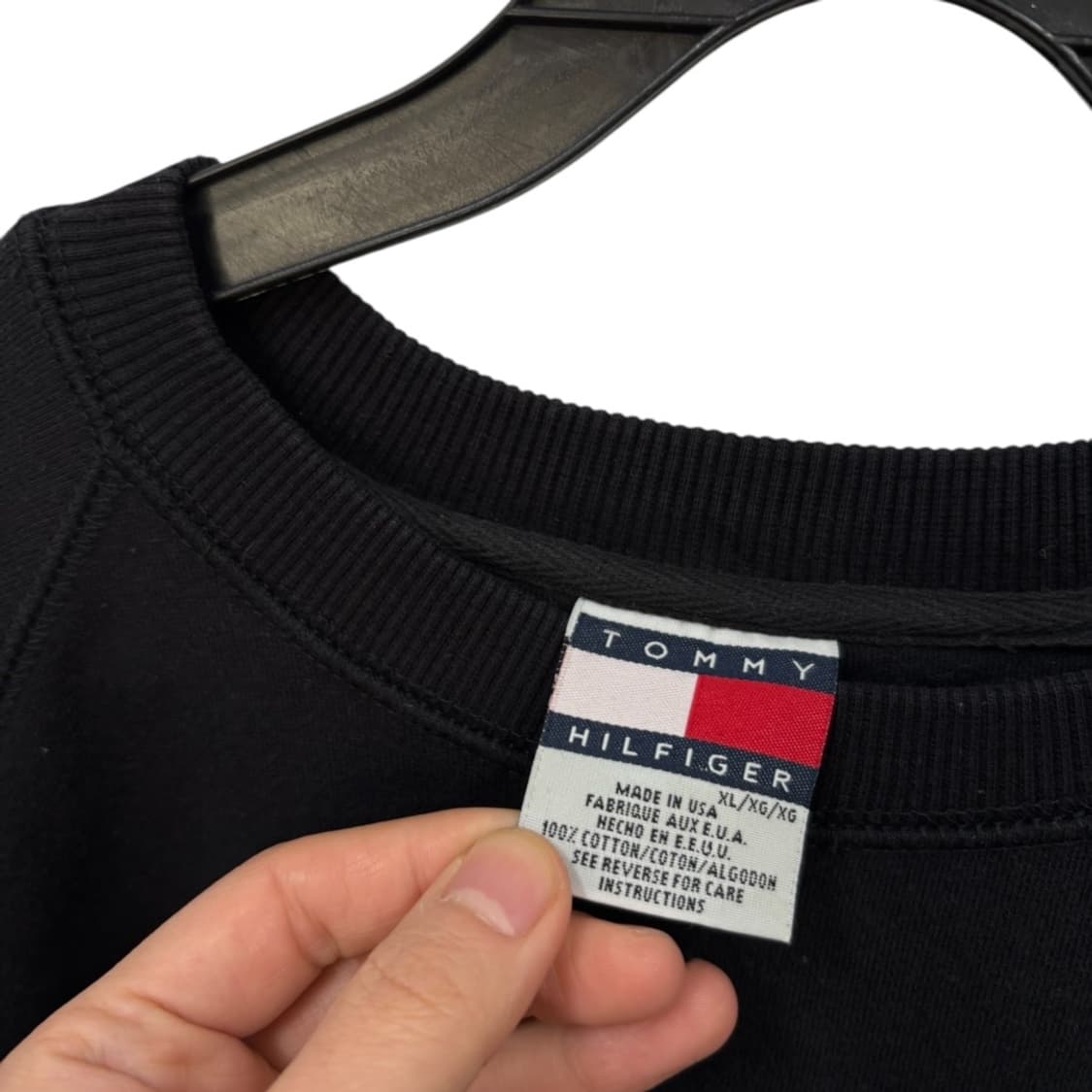 타미힐피거 커스텀 우먼 크롭 맨투맨 상품이미지4
