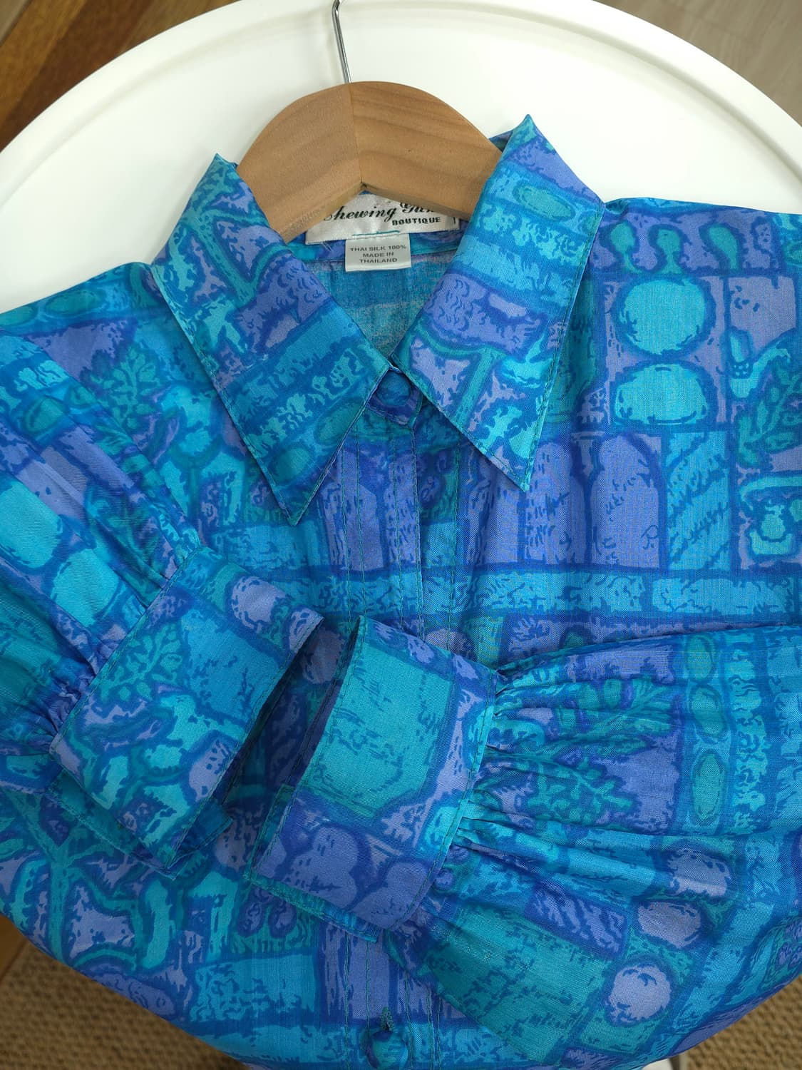 태국실크 100% 블라우스 상품이미지1