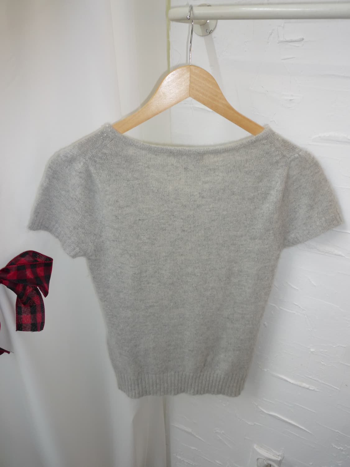 grey beads knit top 상품이미지6
