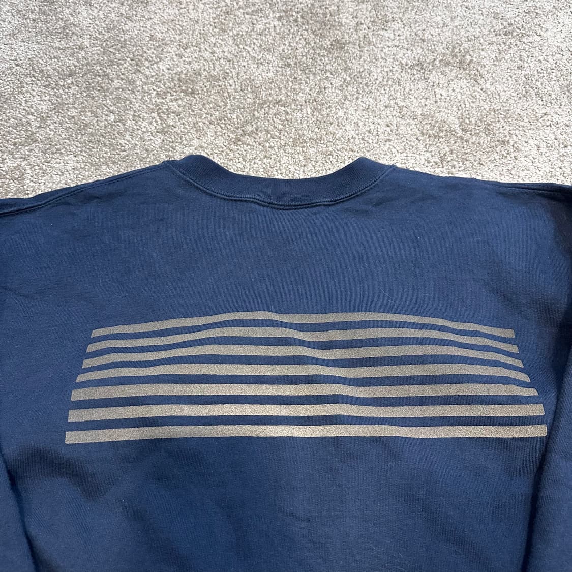 USA 빈티지 코스트가드 네이비 크루넥 스웻셔츠L 상품이미지5
