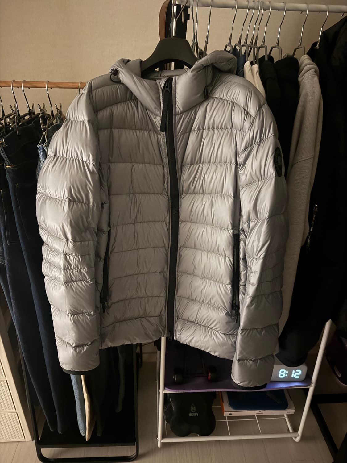 (네고가능)크로프톤 후디 - 볼더 그레이 L 상품이미지1