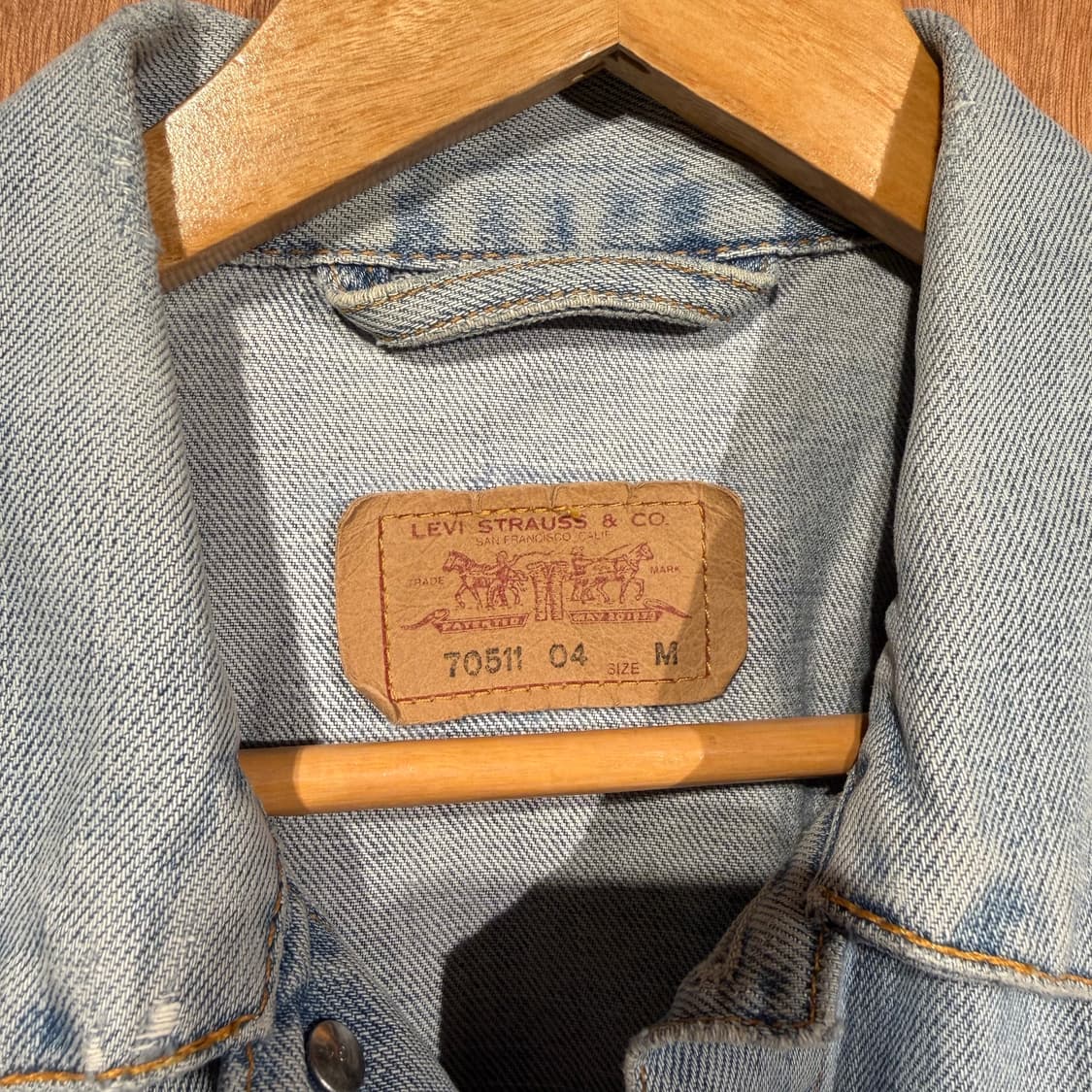 리바이스 00s 데님 트러커 자켓 M 엔지니어드 상품이미지4