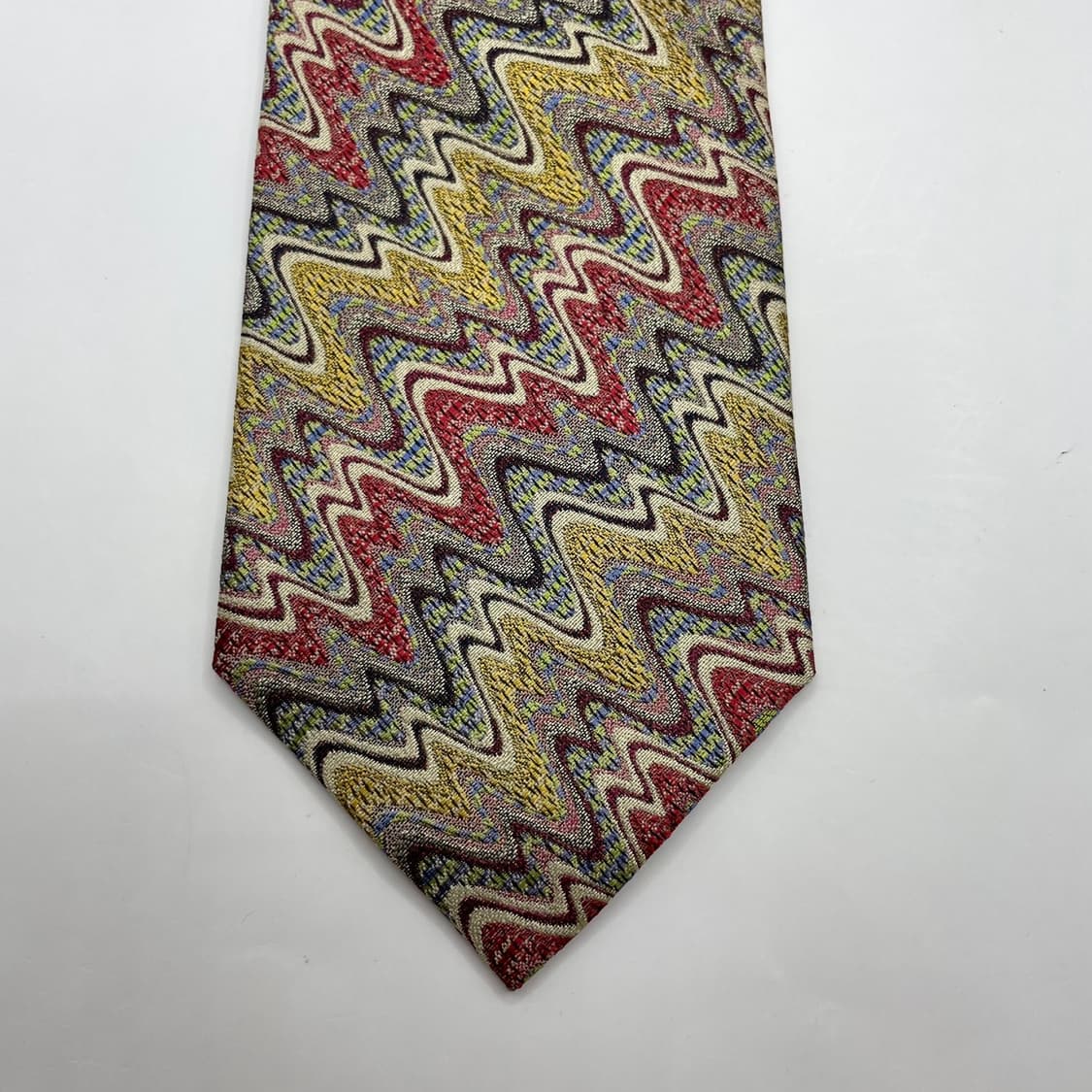 245) (MISSONI) 미쏘니 패턴 넥타이 상품이미지3