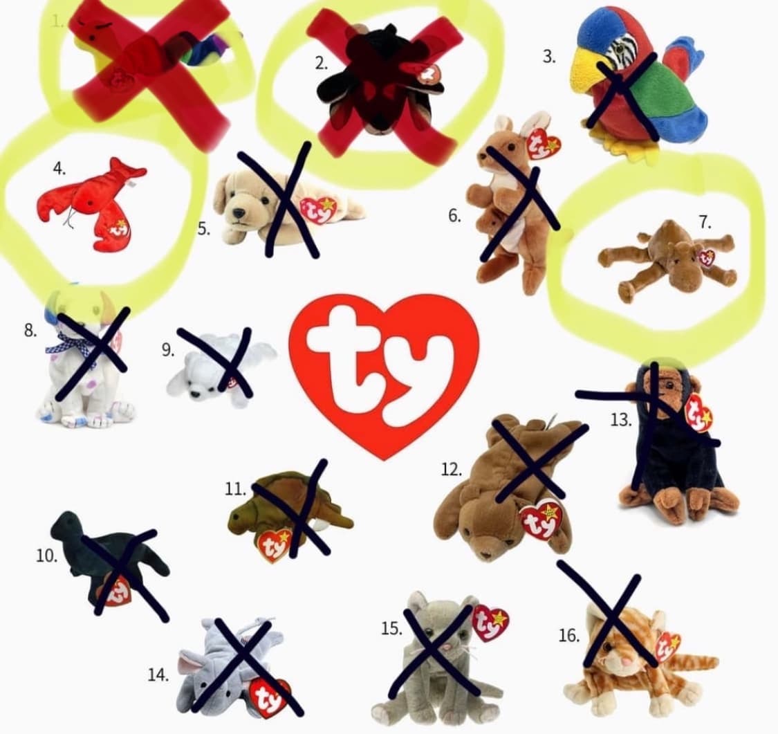 ty 빈티지인형(1990-2000s) 상품이미지1