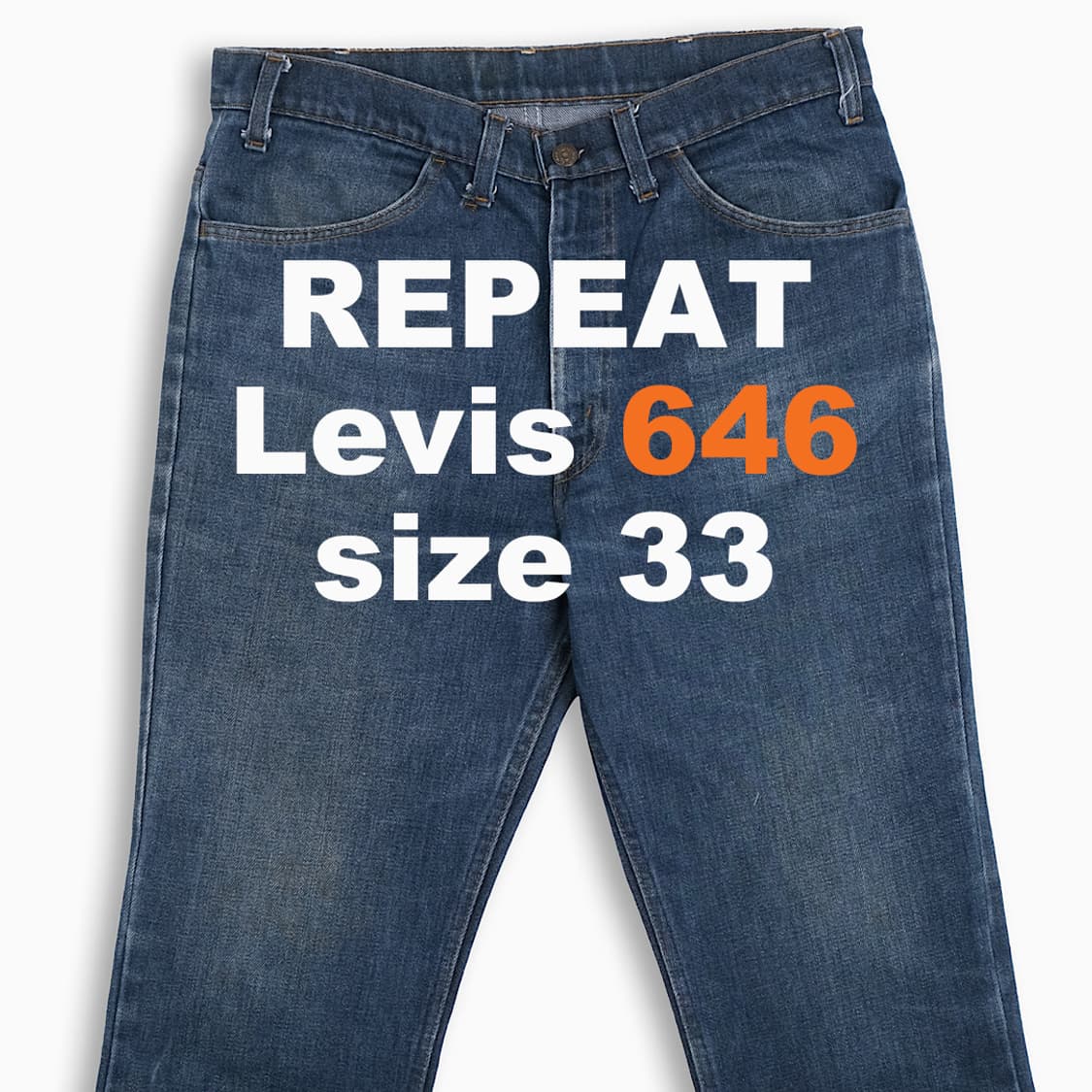 리바이스 646 오렌지탭 70s USA 33 인치 OR6463413 상품이미지1