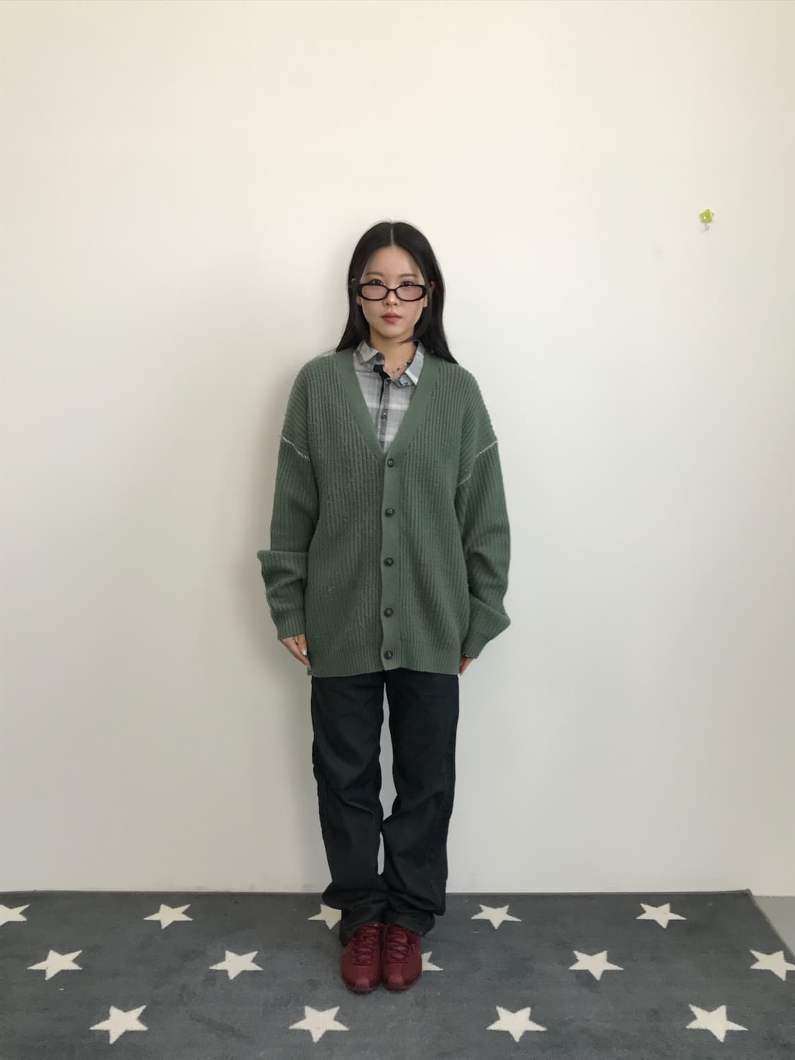 Beams Heart Loose Fit Cardigan 상품이미지1