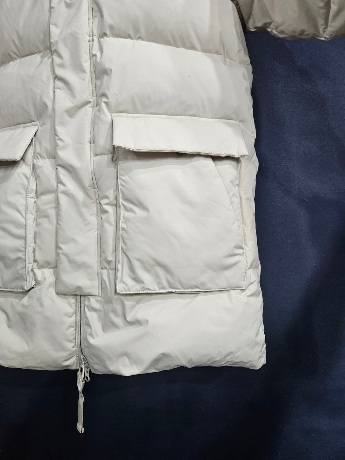 지프 아이보리컬러 남성 95~100 덕다운 패딩  상품이미지6