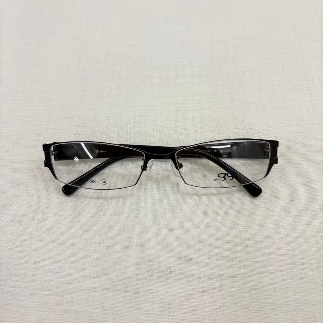 GIVY 기비 블랙 사각 빈티지안경 상품이미지4
