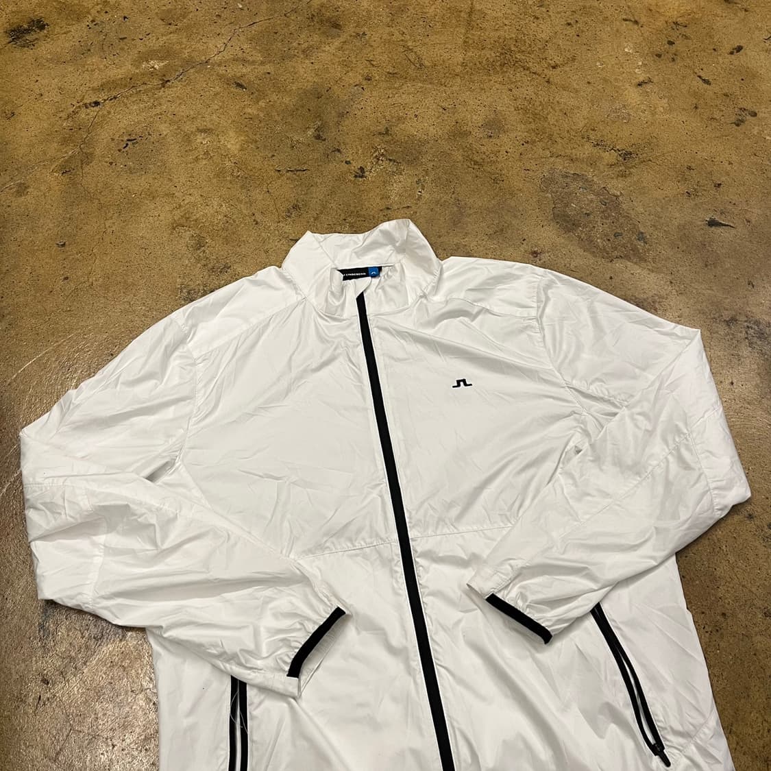 [정품/L] 제이린드버그 화이트 바람막이 자켓 b14 상품이미지1