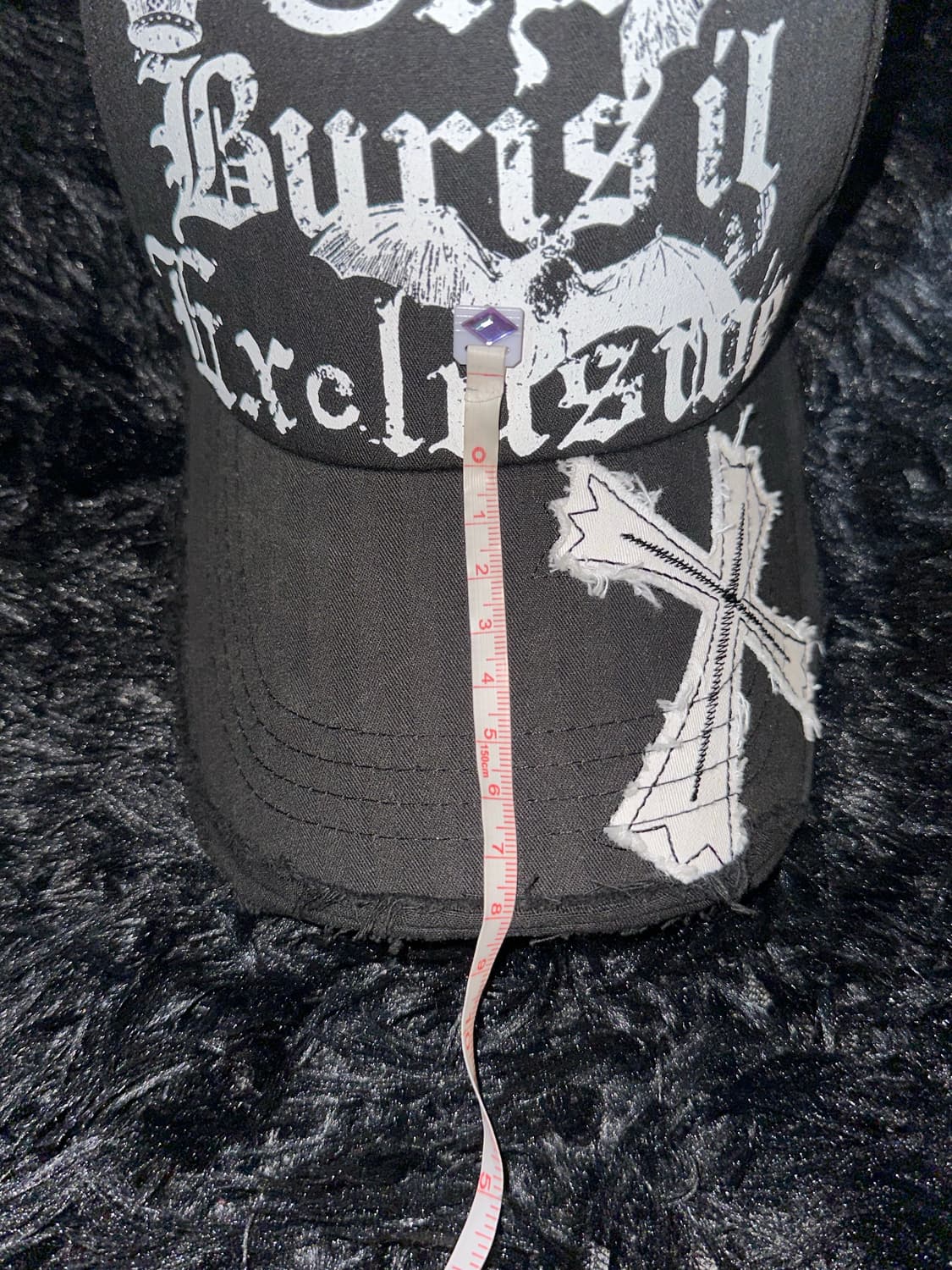 박쥐 고딕 고스 데미지 메쉬 볼캡 상품이미지2