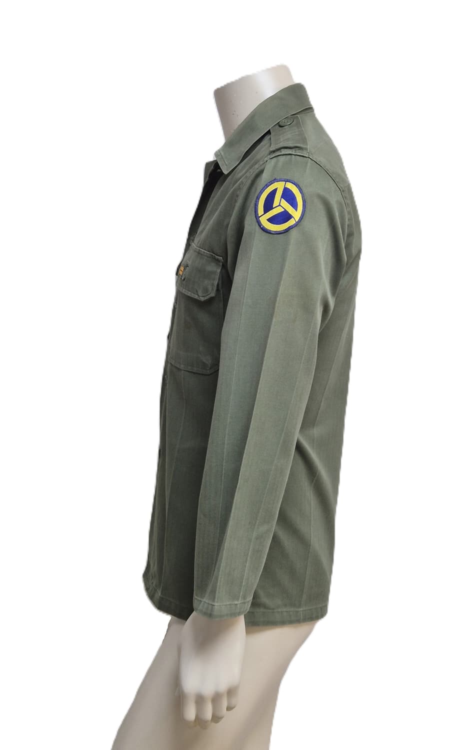 육군 구형 37사단 일병 민무늬 전투복 상의 자켓 (S) 상품이미지2