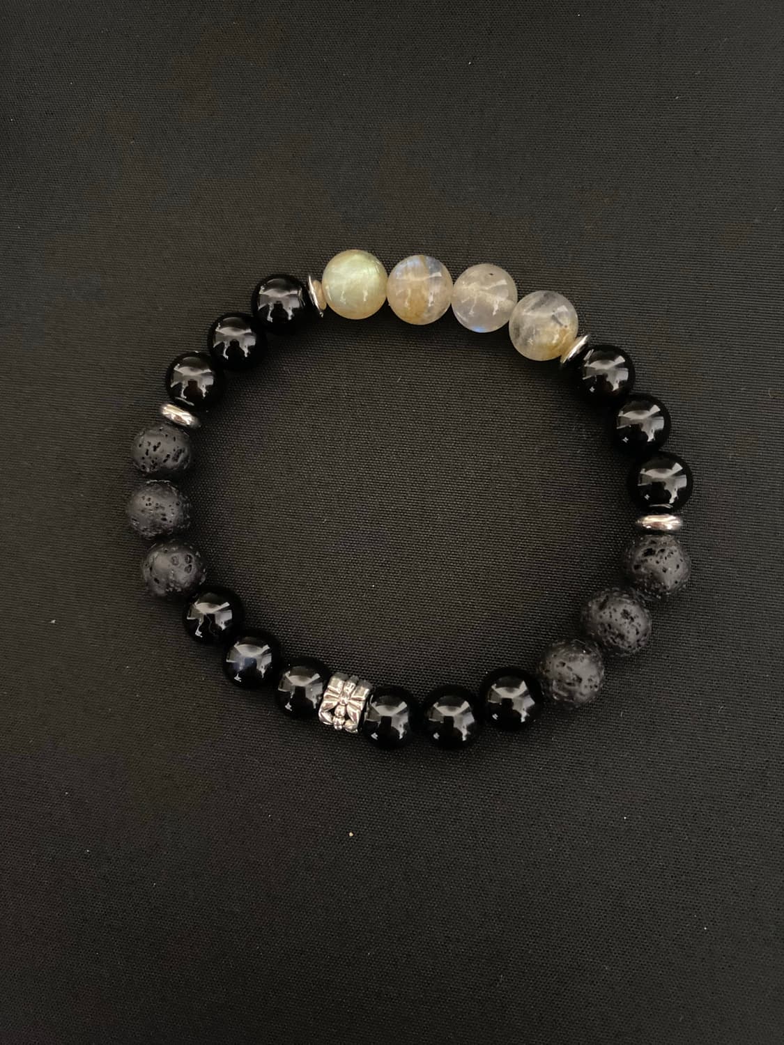 라브라도라이트 믹스 원석 팔찌 상품이미지1