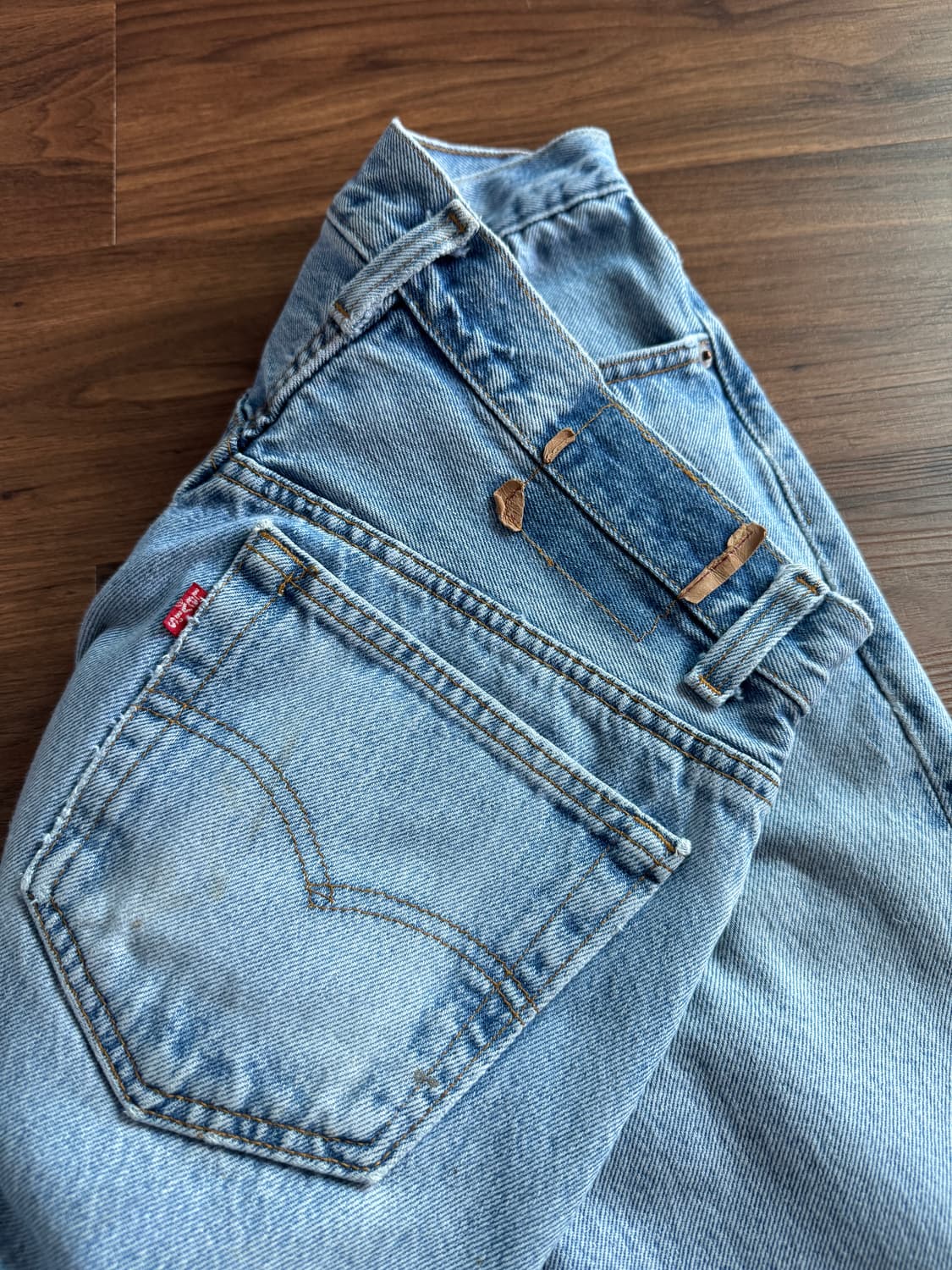 [32]80's 리바이스 Made in USA 501 데님 팬츠 상품이미지3
