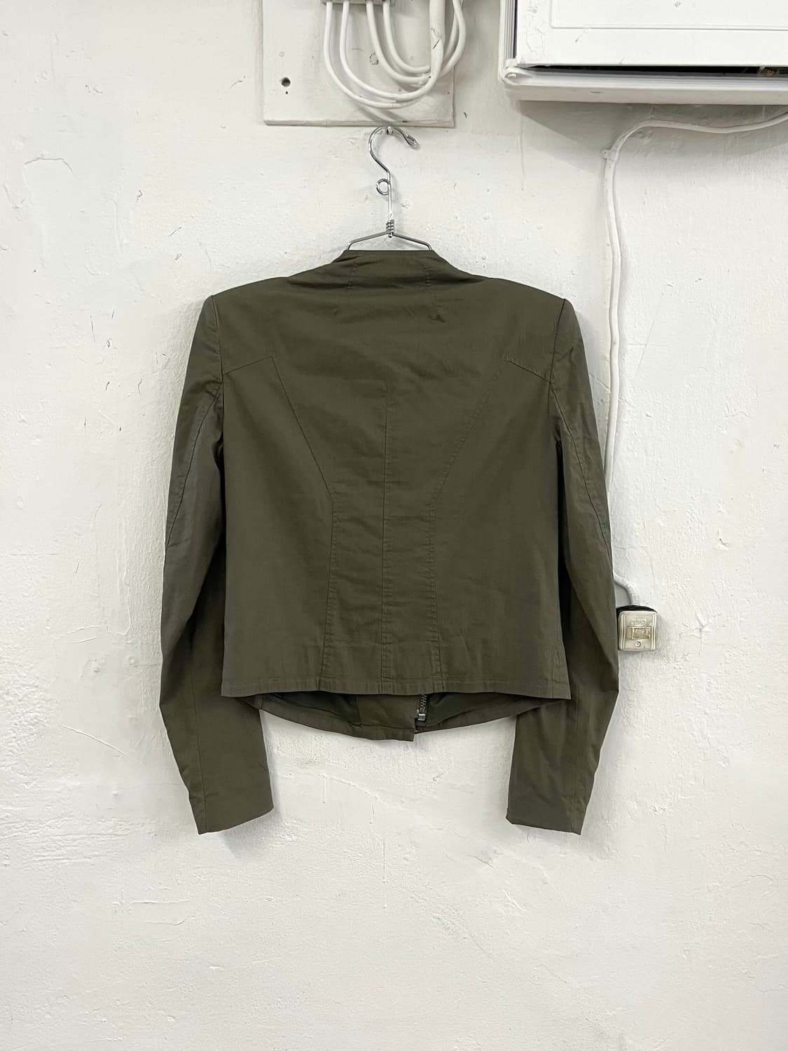 헬무트랭 런웨이 더블 지퍼 밀리터리 모터 자켓 상품이미지9