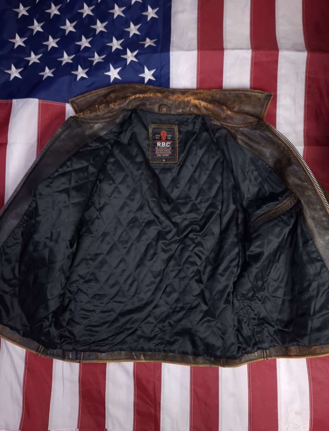 오리지날 R.B.C 리얼레더 싱글 라이더자켓 상품이미지9