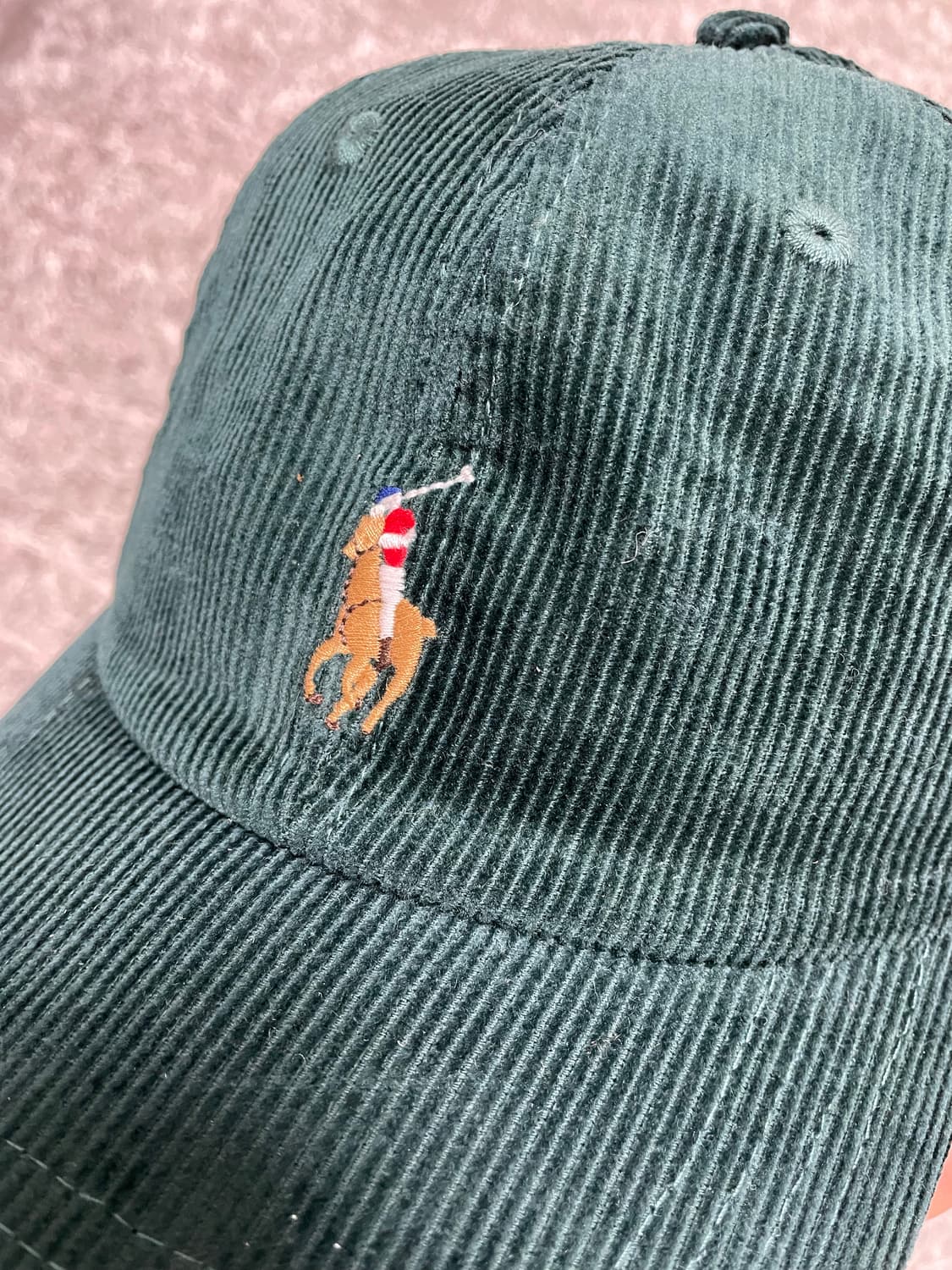 폴로Polo 컬러포니 그린 코듀로이 캡 Free 상품이미지4