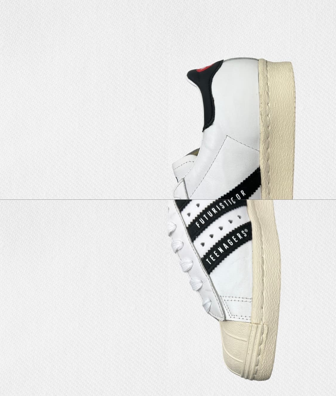 255 아디다스 x 휴먼 메이드 슈퍼스타 화이트 블랙 상품이미지2