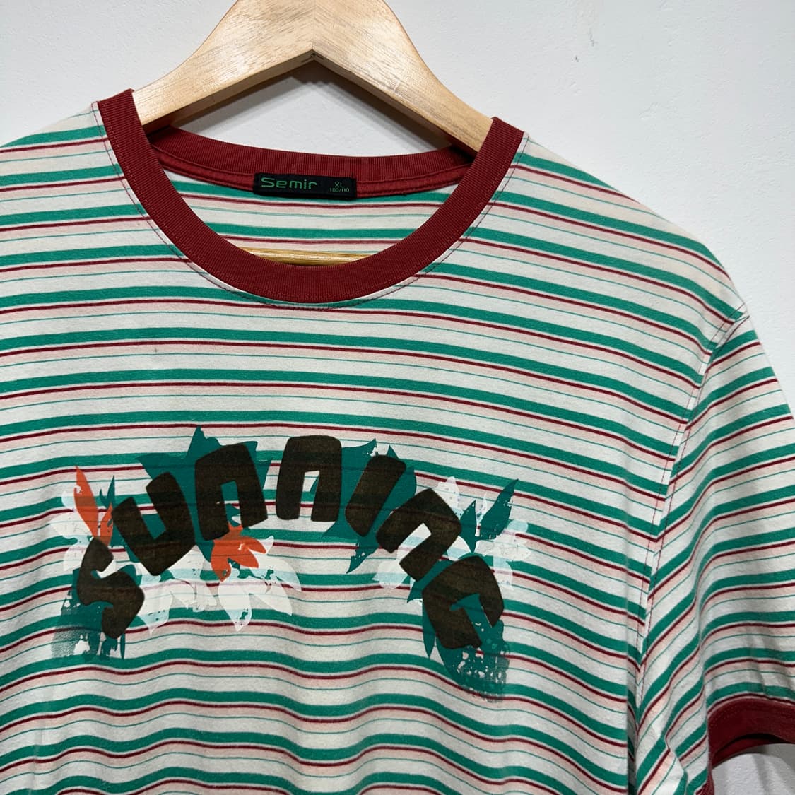 일본 빈티지 프린트 반팔 티셔츠 상품이미지4