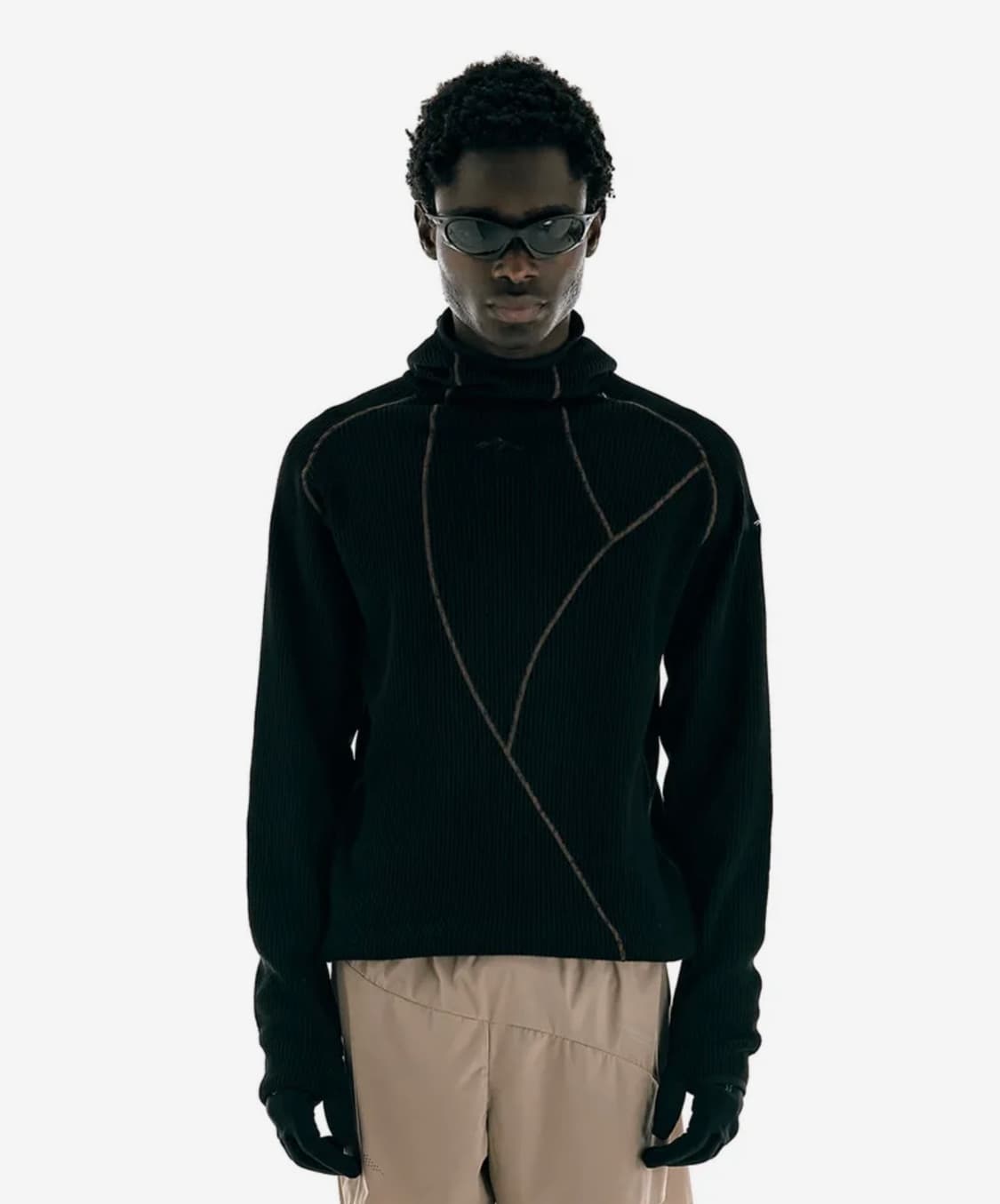 콜드웜 워머 후드 (블랙, L) 상품이미지1