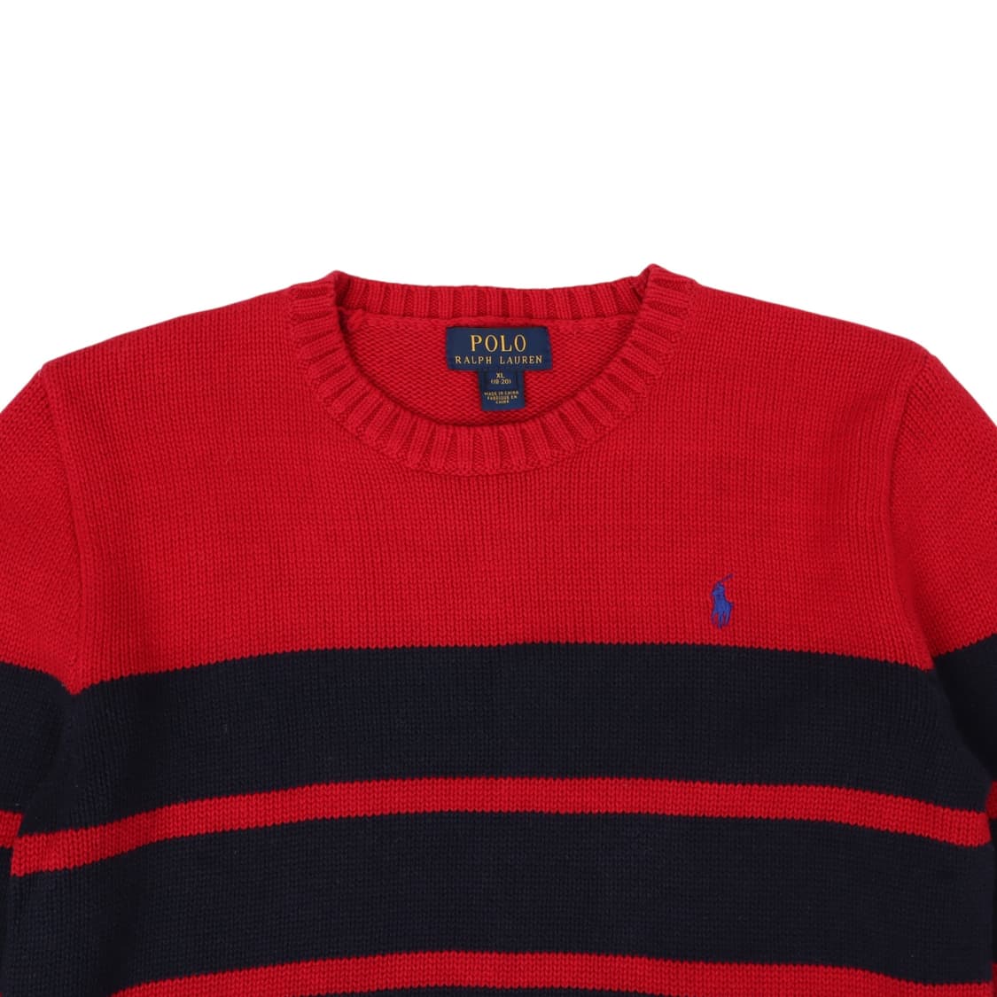 폴로 랄프로렌 레드 스트라이프 니트 상품이미지2