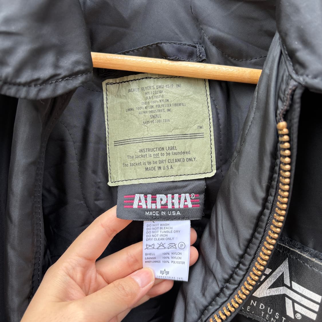 Alpha 90s 알파 made in usa CWU-45P 자켓 상품이미지4