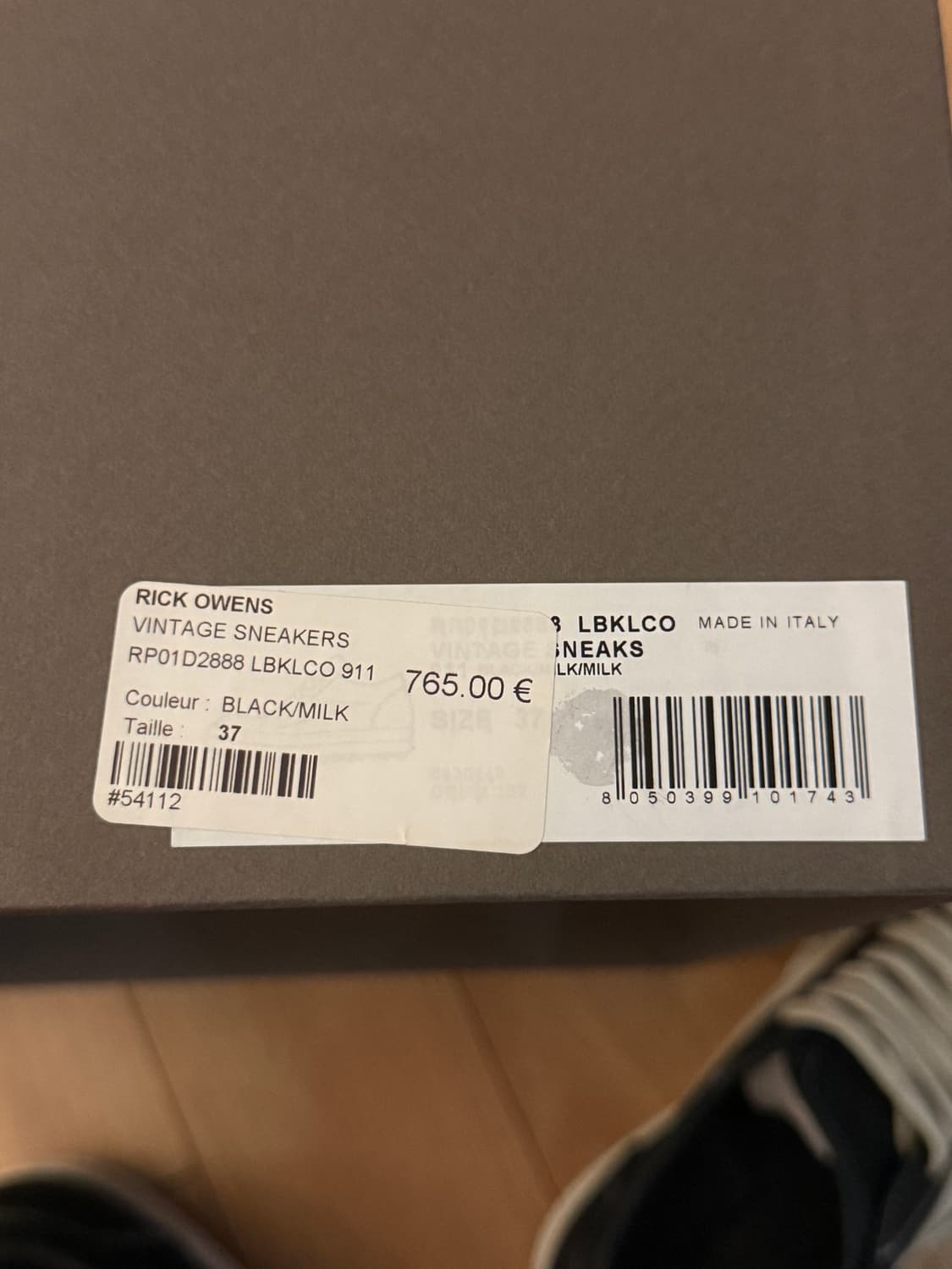 릭오웬스  Drkshdw 반스 여성용 (송아지가죽) 상품이미지9