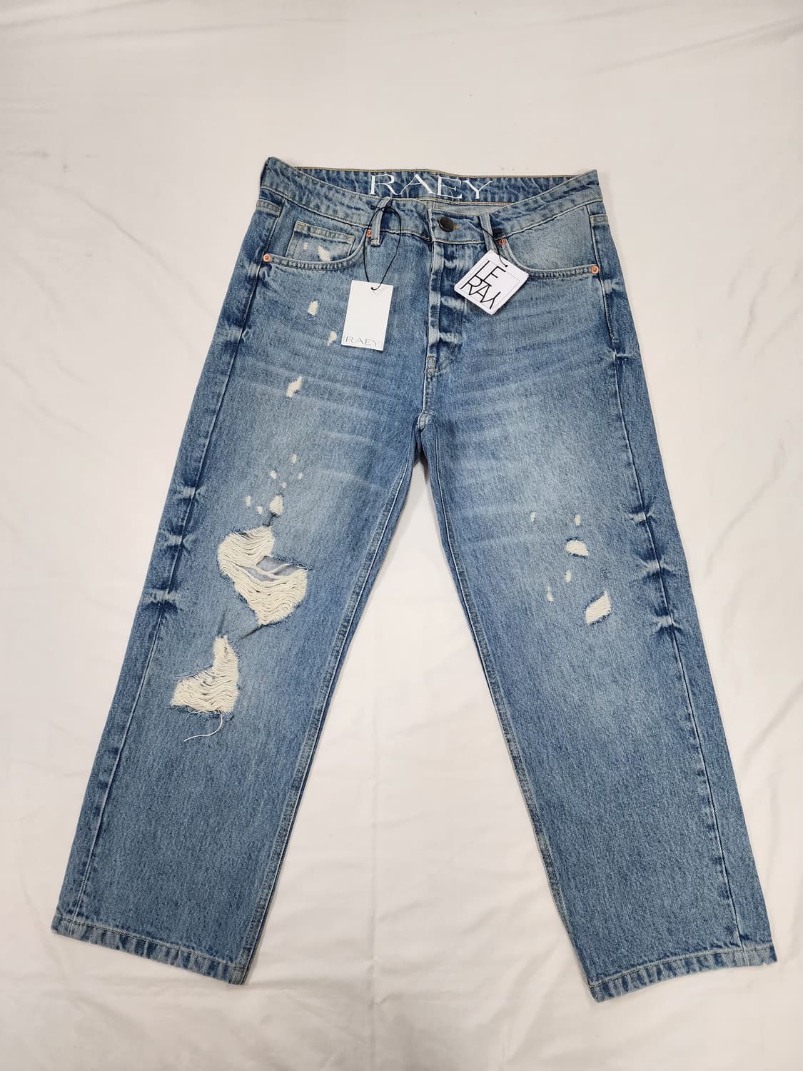RAEY 레이 오가닉 코튼 보이프렌드 데님 팬츠 상품이미지1