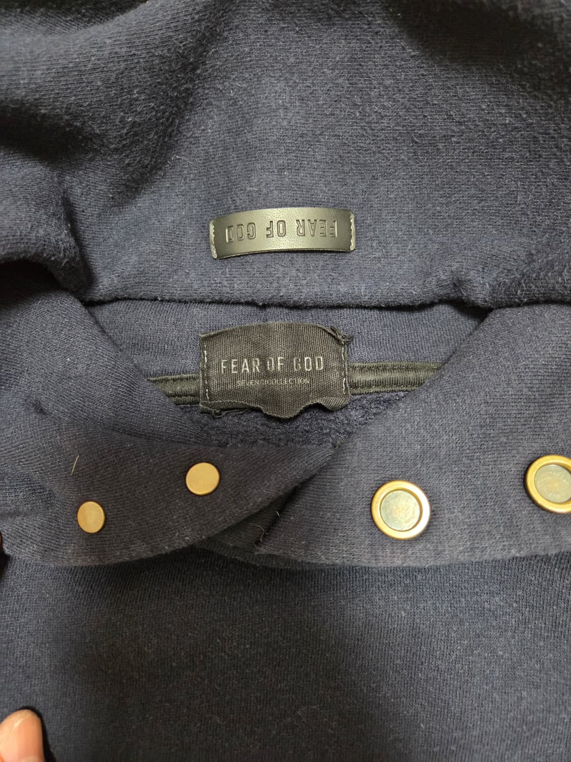 피어오브갓 7로고 후드티 상품이미지2