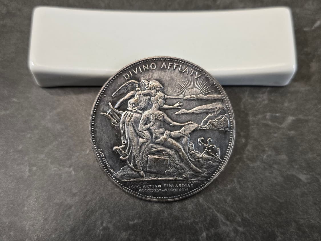 1896년 Finland 예술가 협회 50주년 기념 메달 상품이미지4