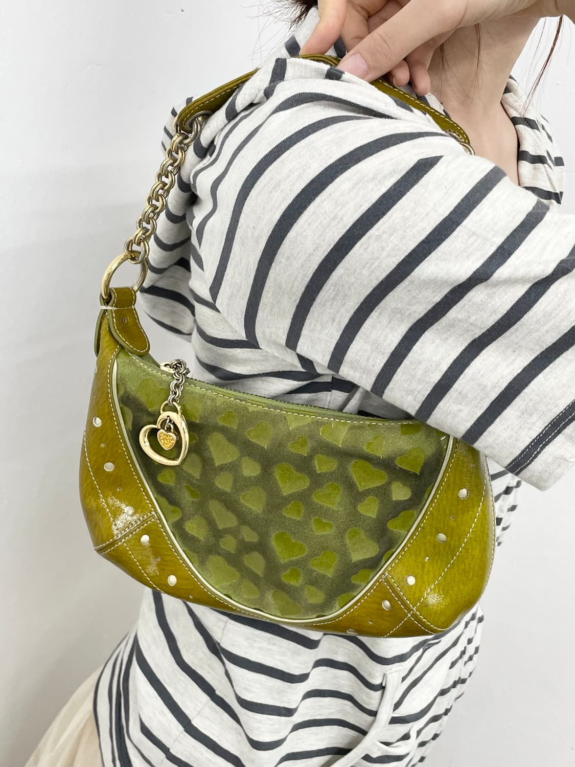 러브캣 키치 클로버 하트 체인백🍀 상품이미지2