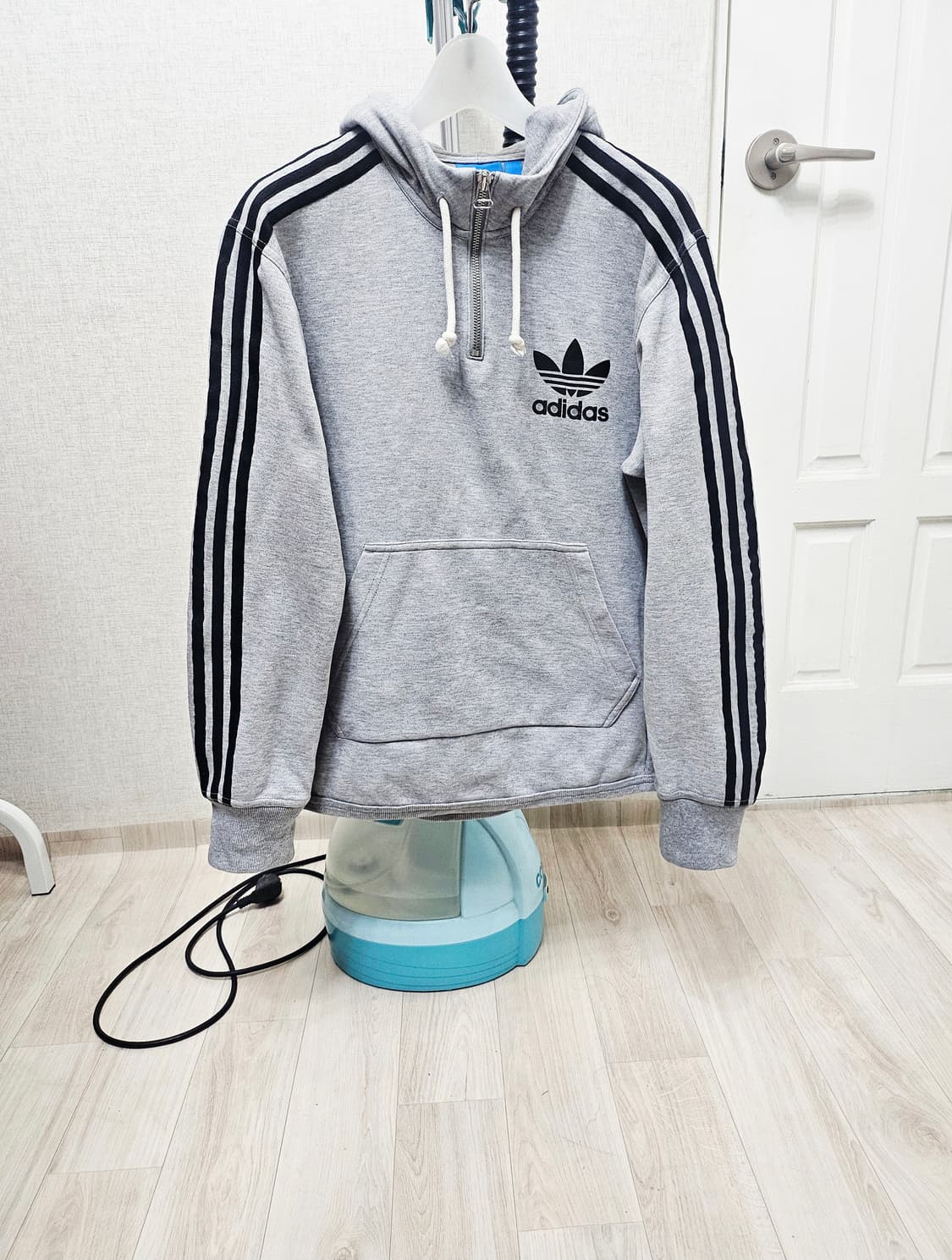 (95~100)M ☆초희귀☆ 아디다스 파이어버드 [회검] 반집업 후드져지 상품이미지1