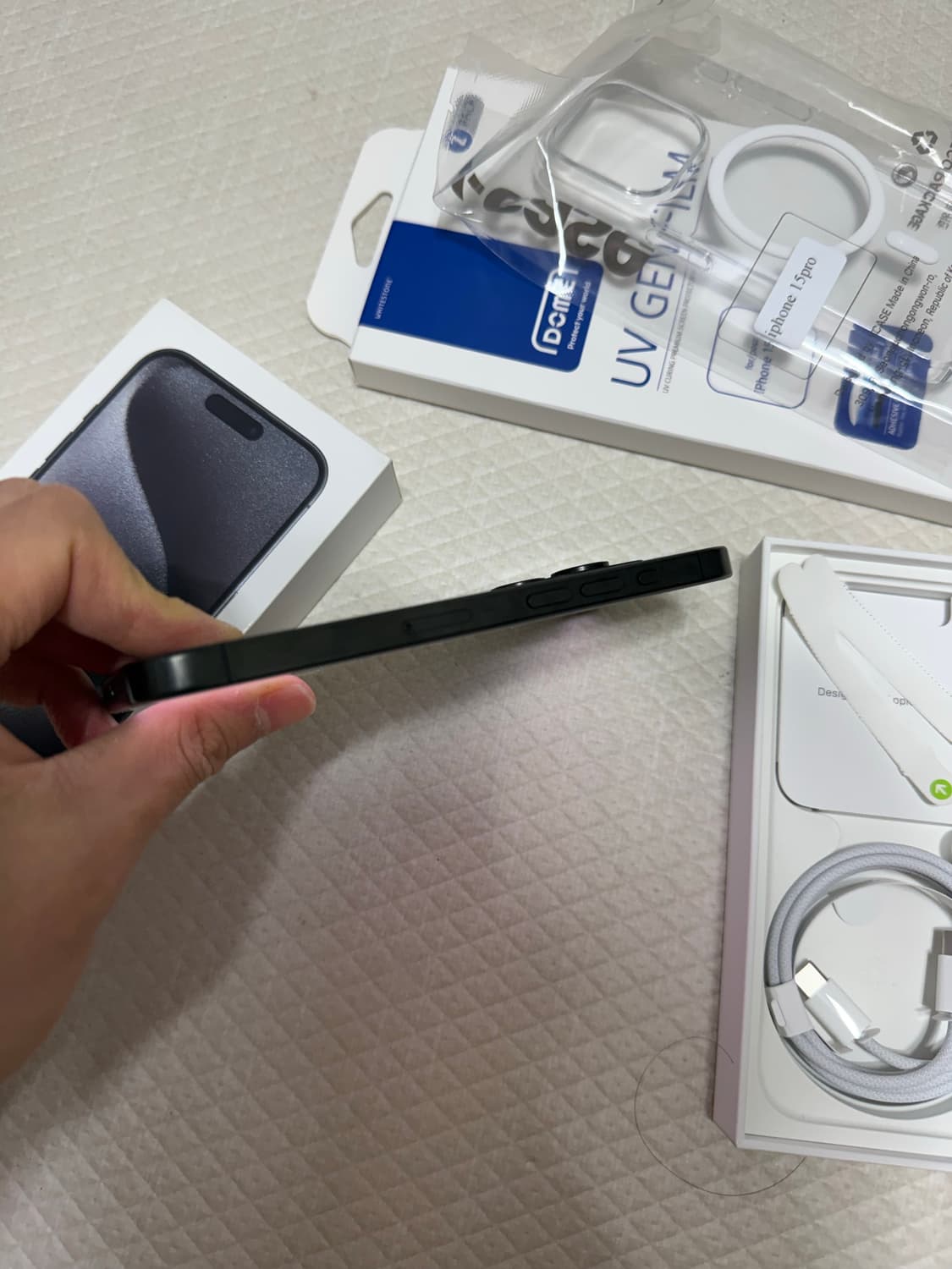 아이폰15프로 256gb 블랙 티타늄 상품이미지7
