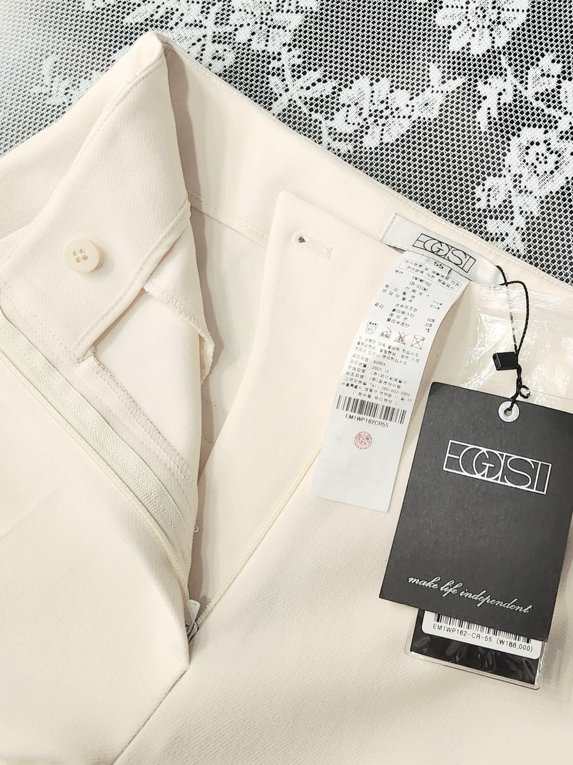 (새상품)에고이스트 밑단트임 부츠컷팬츠55 상품이미지6