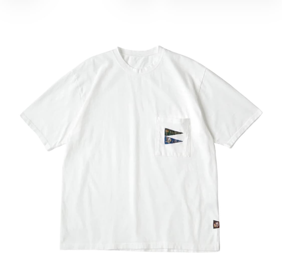 [L] 캐피탈 20 저지 패넌트 티셔츠 3 플래그 화이트 상품이미지1