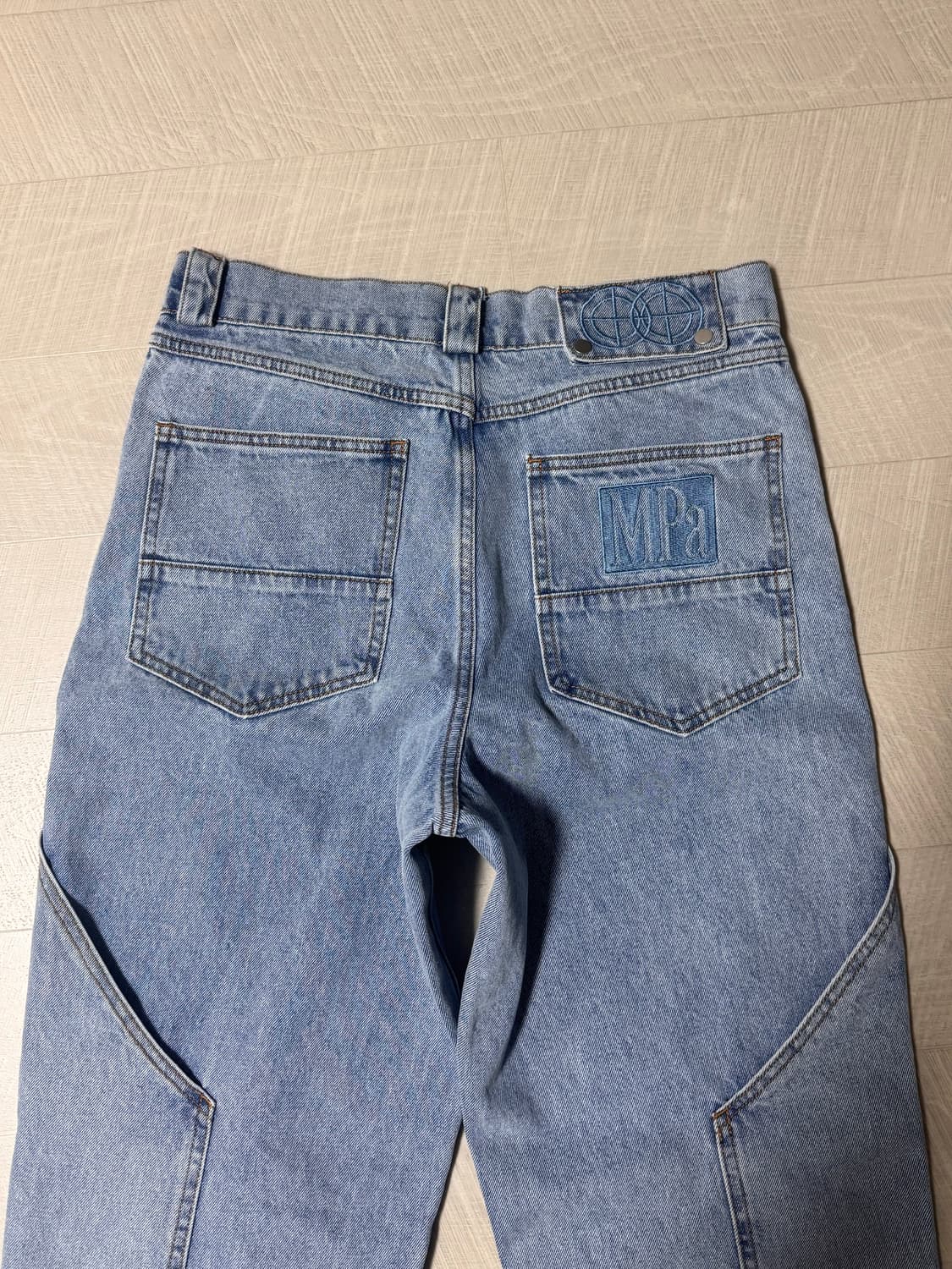 플라스틱프로덕트 카프 포켓 데님 연청 L 상품이미지4