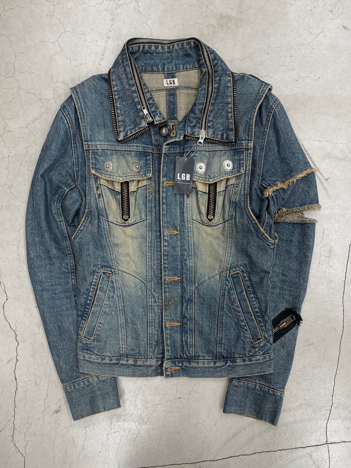 L.G.B G-2 DETACHABLE DENIM JACKET 상품이미지1