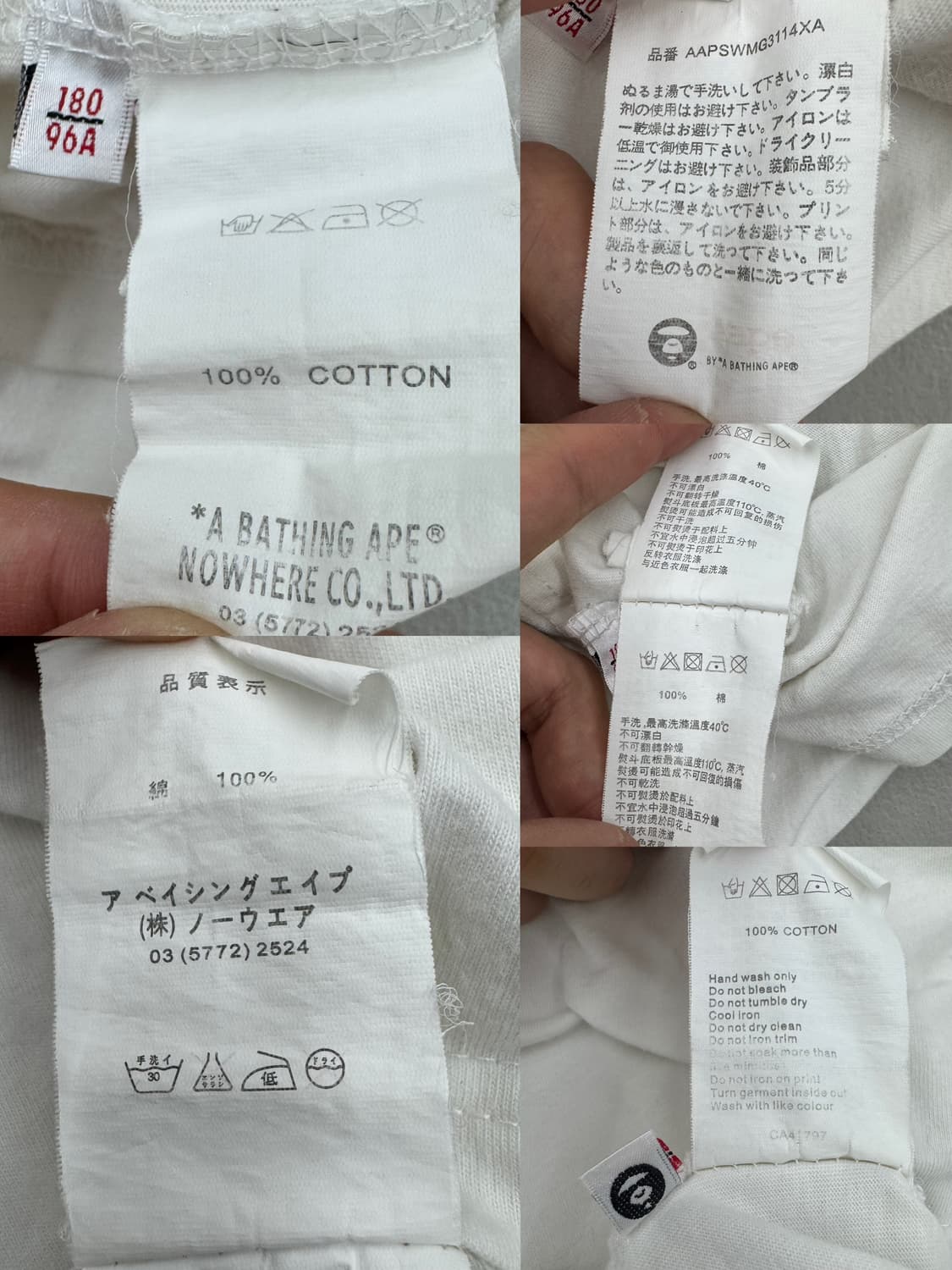 베이프 에이프 시그니처 몽키 반팔 티셔츠 상품이미지7