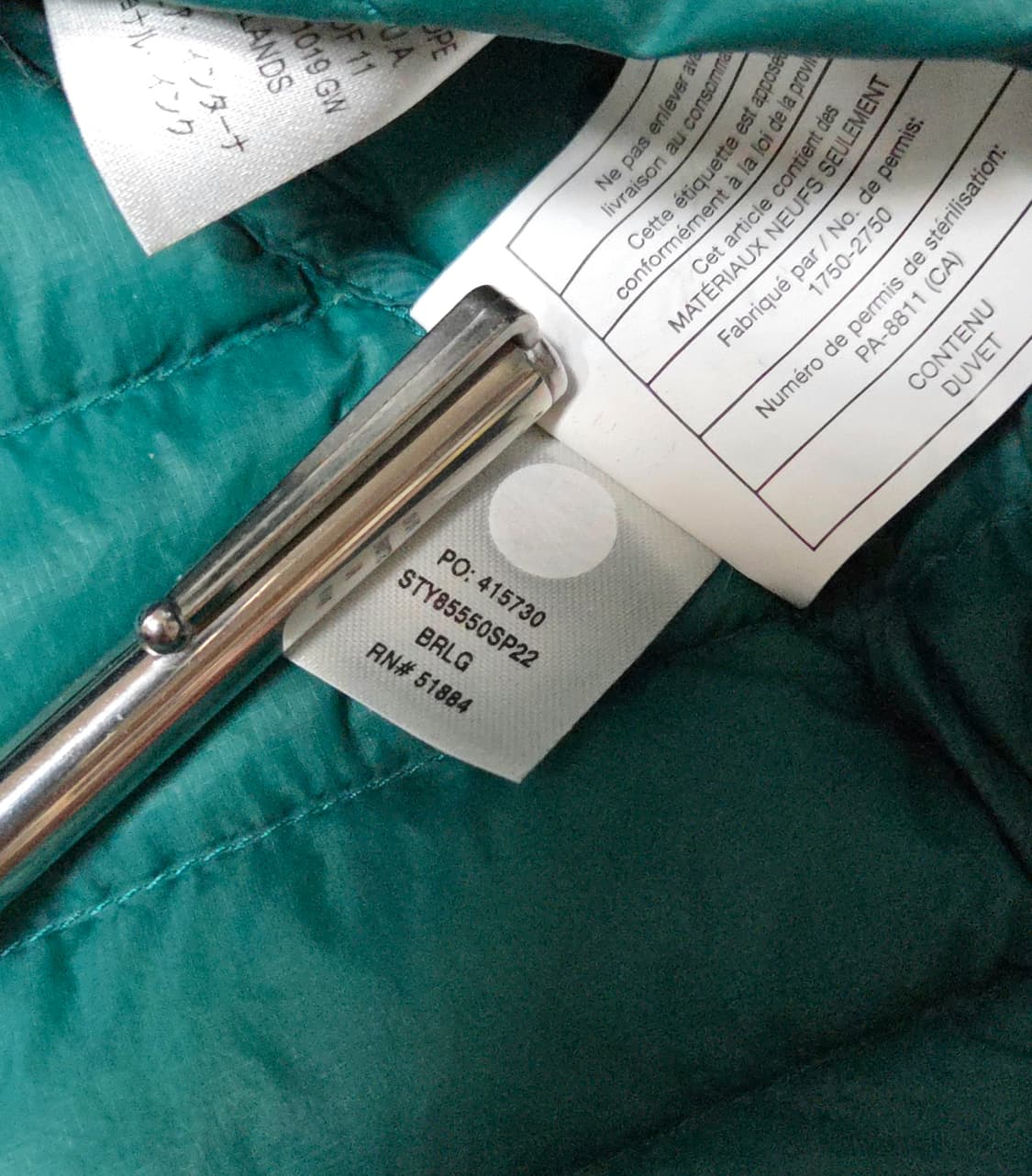 (L)파타고니아 민트틸 알프라이트 다운 풀오버 패딩 상품이미지5