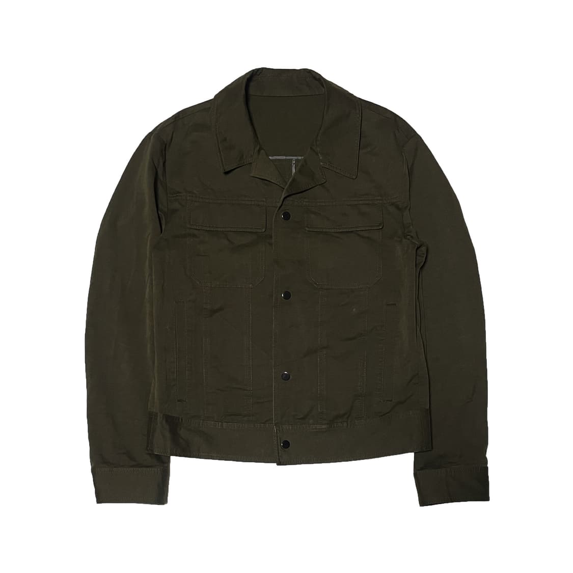 SYSTEM 시스템 카키 트러커 자켓 상품이미지1