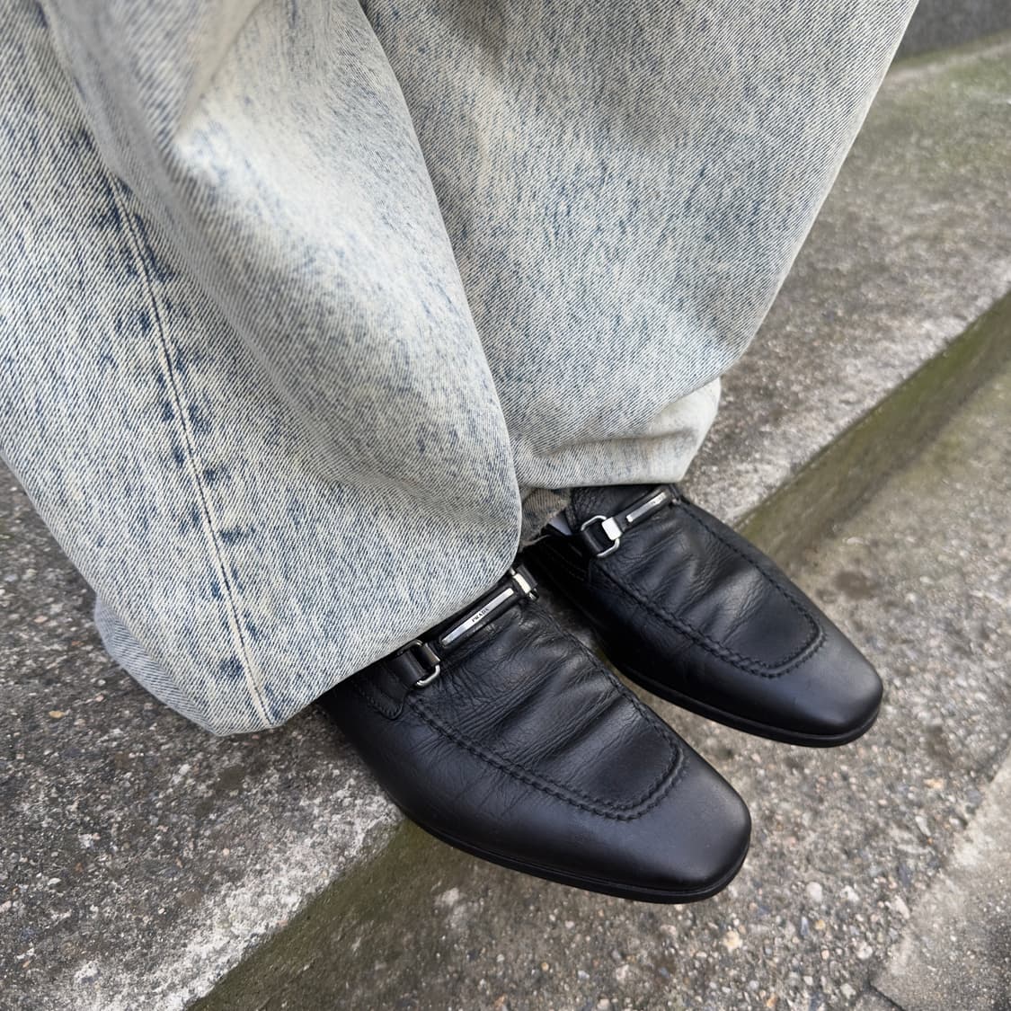 00s 스퀘어토 프라다 로퍼 상품이미지8