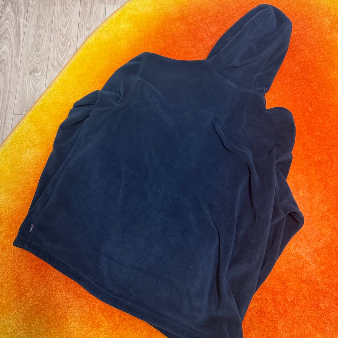 슈프림 폴라텍 페이스마스크 하프 집 후드 블랙 상품이미지3