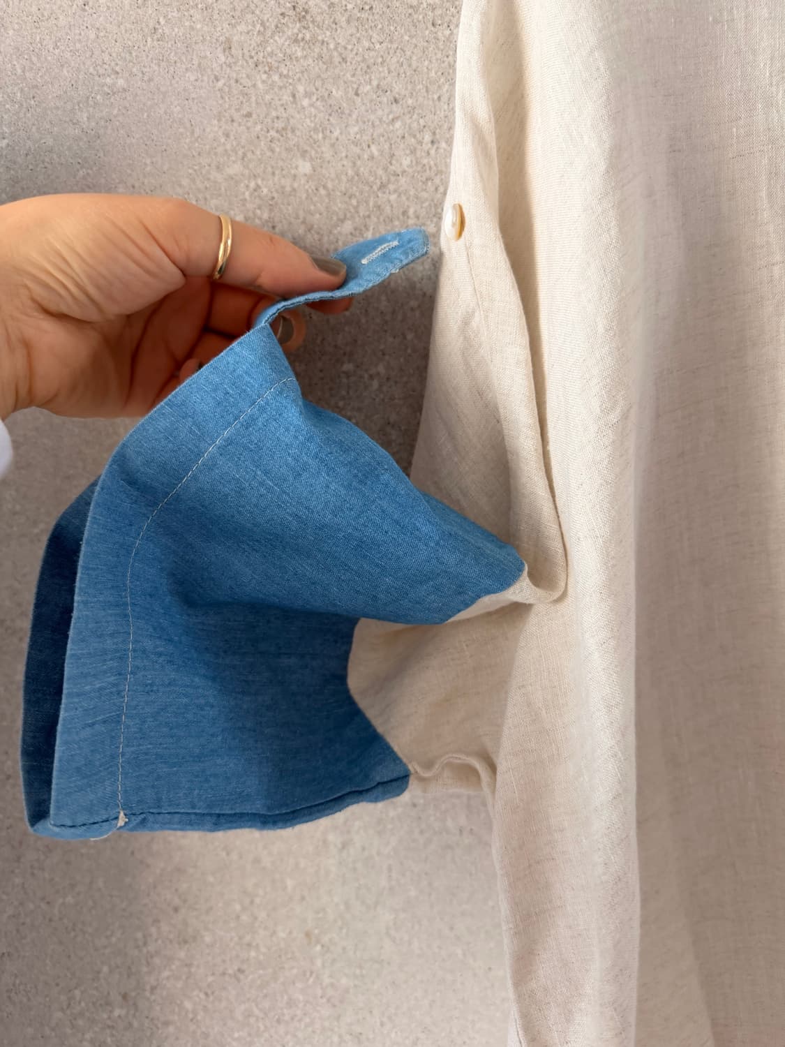 린넨 100 여성 반팔 블라우스 셔츠 루즈핏 오버사이즈 상품이미지3