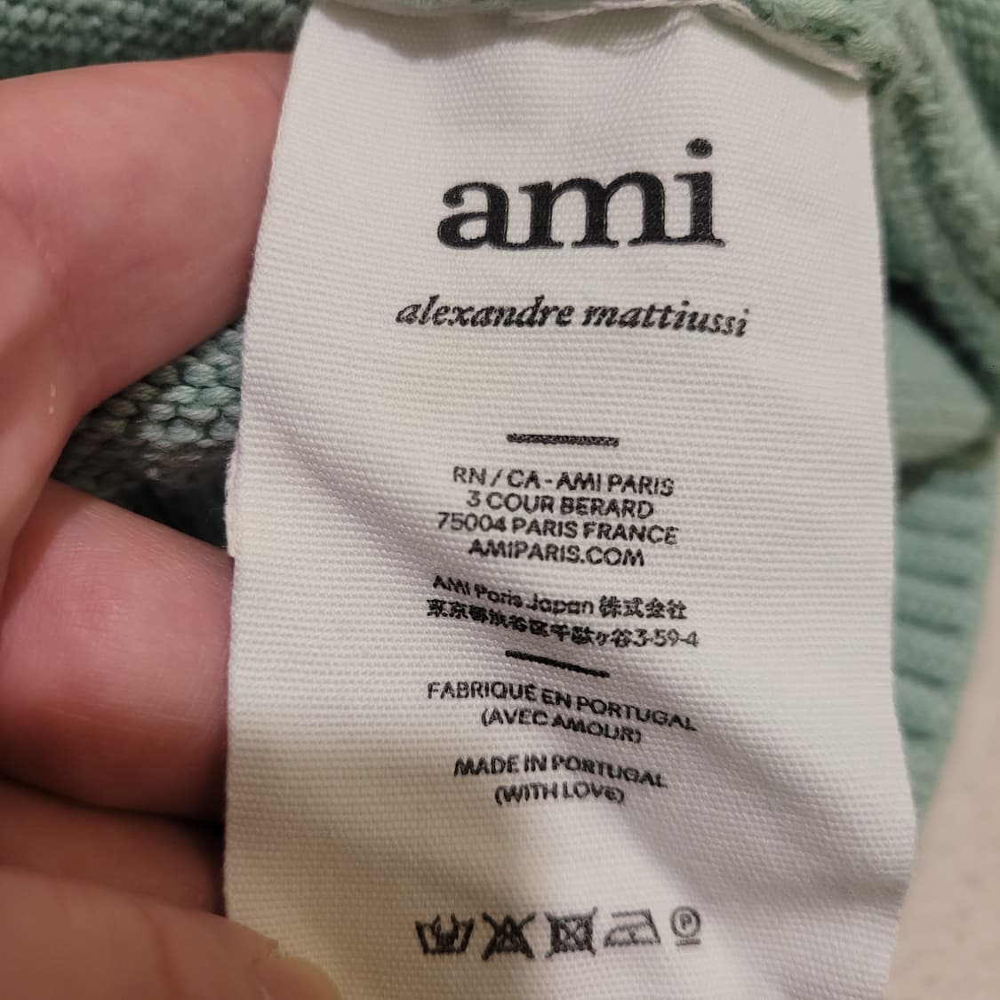 아미 빅하트로고 니트 S 상품이미지7