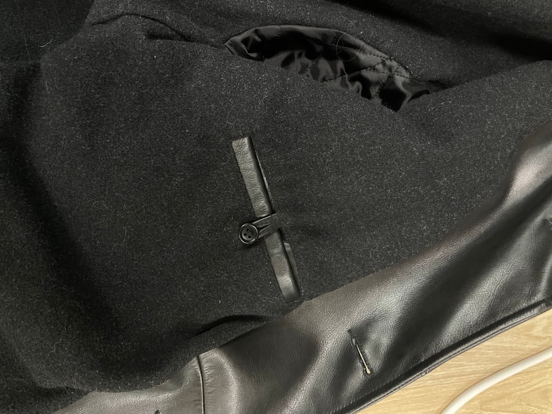 90s 폴로 랄프로렌 레더 카코트 블랙 (M) 상품이미지6