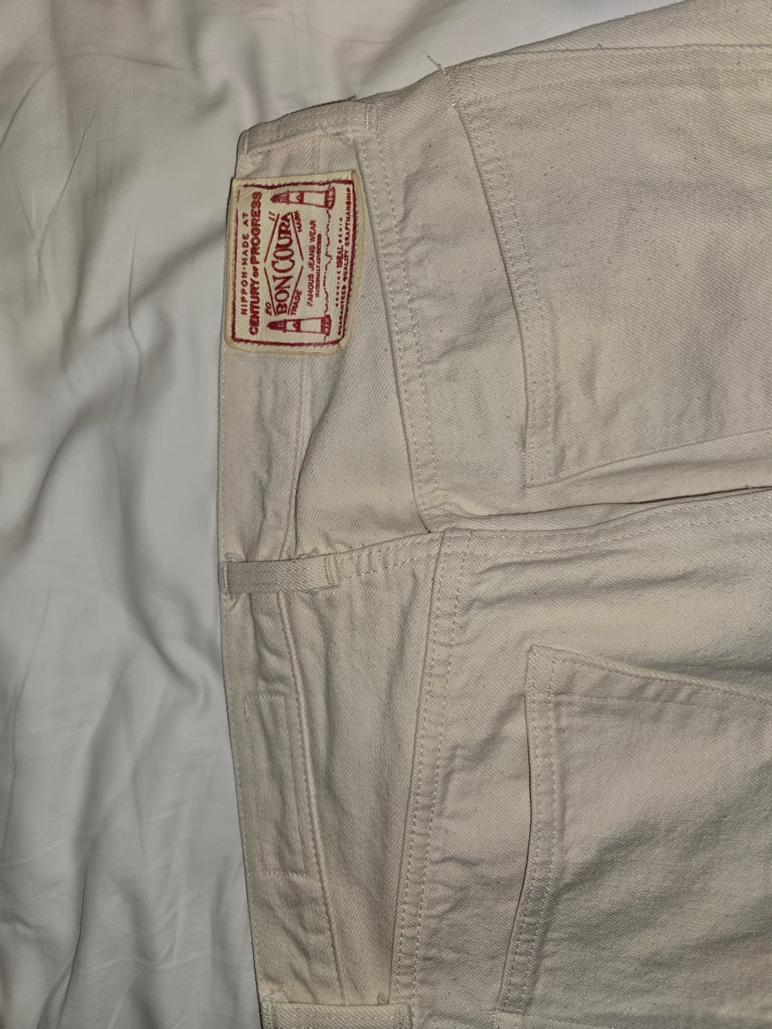 Boncoura 66 white denim 상품이미지6