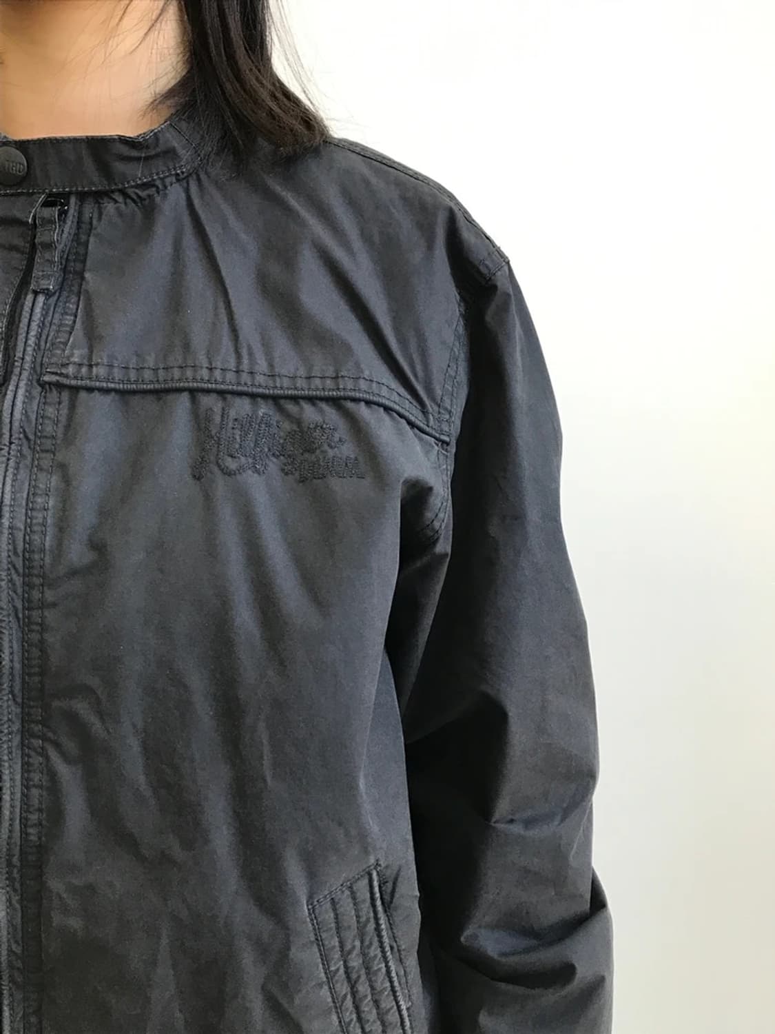 Tommy Hilfiger Denim Black Bomber Jacket 상품이미지3